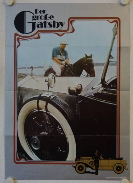 The Great Gatsby original release german movie poster set